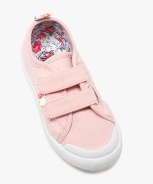 Baskets fille en toile à scratch et bout renforcé vue5 - GEMO 4G FILLE - GEMO