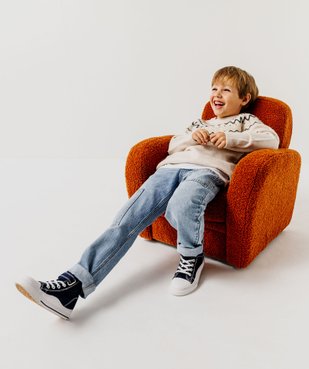 Pull en maille jacquard garçon vue6 - GEMO (ENFANT) - GEMO