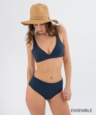 Ensemble de maillot de bain deux pièces forme push up pailleté pour femme - GEMO