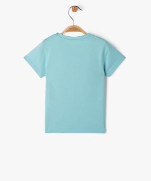 Tee-shirt manches courtes en coton imprimé bébé garçon vue3 - GEMO 4G BEBE - GEMO