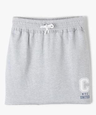 Jupe fille en maille jogging à large ceinture élastiquée - Camps United vue2 - CAMPS UNITED - GEMO