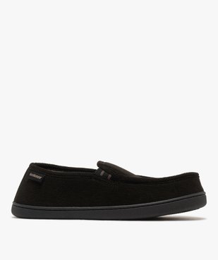 Chaussons mocassins en velours homme - Isotoner vue1 - ISOTONER - GEMO