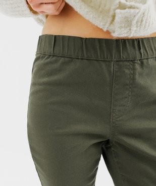 Jegging à taille élastique femme vue2 - GEMO(FEMME PAP) - GEMO
