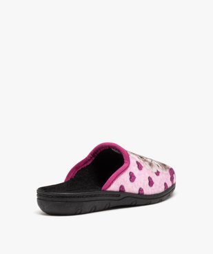 Chaussons femme mules confortables en jersey vue4 - GEMO(HOMWR FEM) - GEMO