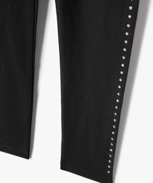 Legging long avec strass argentés fille vue2 - GEMO (ENFANT) - GEMO