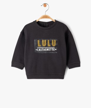 Sweat en molleton doux imprimé bébé garçon - LuluCastagnette vue1 - LULUCASTAGNETTE - GEMO