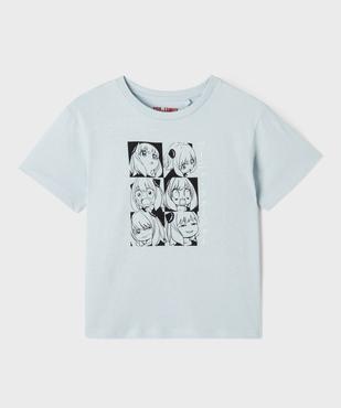 Tee-shirt manches courtes avec motif manga fille - Spy x Family vue1 - SPY X FAMILY - GEMO