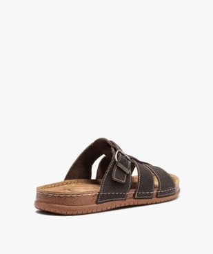 Mules homme ajustables à brides multiples vue4 - GEMO (CASUAL) - GEMO