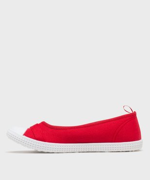 Ballerines en toile avec bout renforcé femme vue4 - VALENTINA BALDA - GEMO