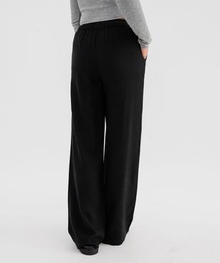 Pantalon ample en viscose et lin femme vue3 - GEMO 4G FEMME - GEMO