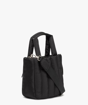 Sac en textile matelassé porté main femme vue2 - GEMO (ACCESS) - GEMO