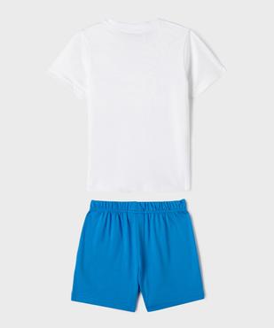 Pyjashort avec motif voiture de course garçon - HotWheels vue1 - HOT WHEELS - GEMO