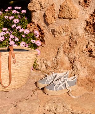 Baskets en toile à semelle plateforme en corde femme - LuluCastagnette vue1 - LULUCASTAGNETTE - GEMO