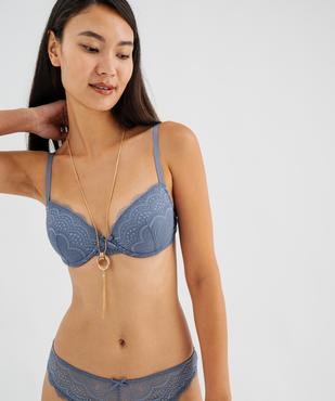 Soutien-gorge corbeille en dentelle à armatures vue1 - GEMO(HOMWR FEM) - GEMO