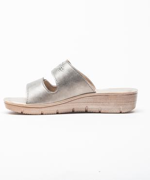 Mules confort strass et paillettes vue3 - GEMO (CONFORT) - GEMO