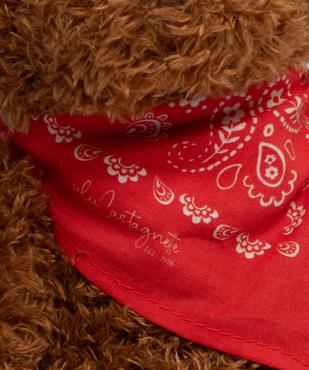 Ours en  bouclette avec bandana - LuluCastagnette vue2 - LULU CASTAGNETT - GEMO