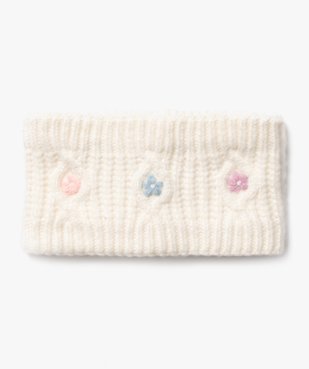 Tour de cou torsadé doublure polaire bébé fille vue1 - GEMO 4G BEBE - GEMO