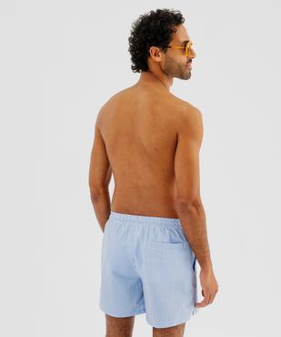 Short de bain rayé et gaufré homme vue3 - GEMO (PLAGE) - GEMO