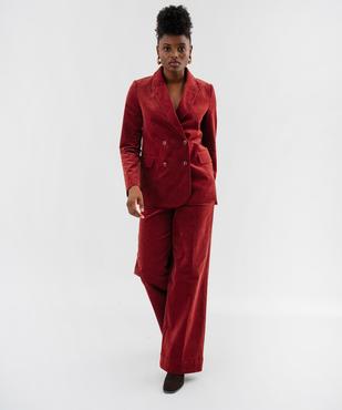 Veste blazer en velours femme - LuluCastagnette vue4 - LULUCASTAGNETTE - GEMO