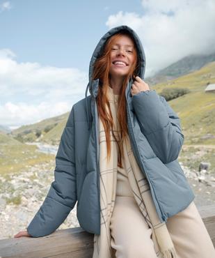 Doudoune à capuche et col montant femme vue1 - GEMO 4G FEMME - GEMO