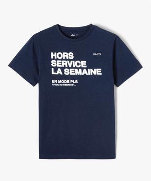 Tee-shirt à manches courtes imprimé garçon vue2 - GEMO 4G GARCON - GEMO