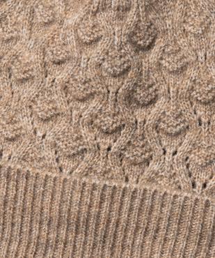 Bonnet en maille fantaisie doublure chaude femme vue2 - GEMO (ACCESS) - GEMO