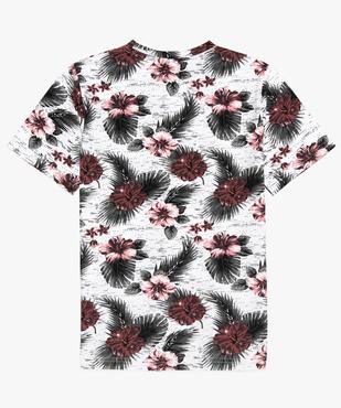 Tee-shirt garçon à motifs fleuris - American People vue2 - AMERICAN PEOPLE - GEMO