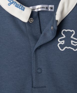 Ensemble naissance 2 pièces pantalon et body bébé garçon - LuluCastagnette vue3 - LULUCASTAGNETTE - GEMO