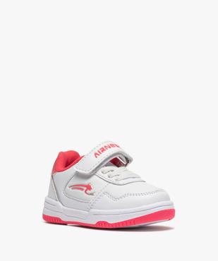 Tennis bébé bicolores à scratch - Airness Salto vue2 - AIRNESS - GEMO