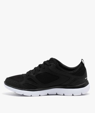 Baskets femme running dessus en mesh uni - Skechers vue3 - SKECHERS - GEMO