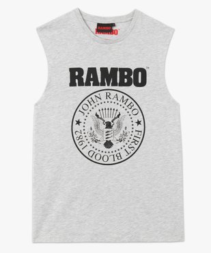 Tee-shirt homme sans manches imprimé - Rambo vue4 - RAMBO - GEMO