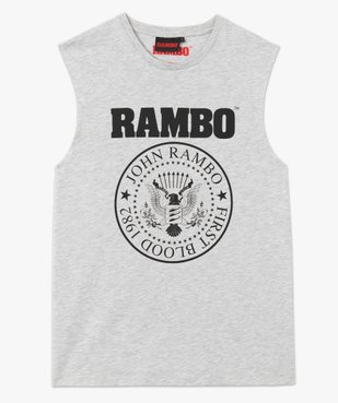 Tee-shirt homme sans manches imprimé - Rambo vue4 - RAMBO - GEMO