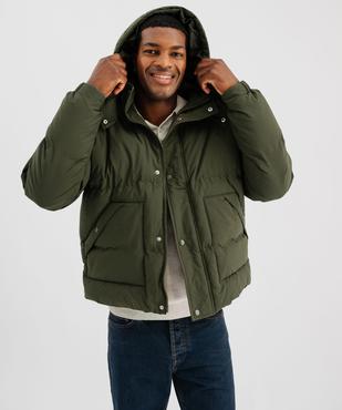 Doudoune à col montant et capuche amovible homme vue1 - GEMO (HOMME) - GEMO