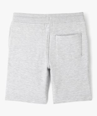 Bermuda en maille avec intérieur molletonné garçon vue3 - GEMO (ENFANT) - GEMO