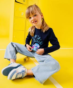 Tee-shirt manches longues imprimé fille - Stitch vue4 - LILO & STITCH - GEMO