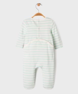 Pyjama d’été à rayures avec motif crabe bébé garçon vue3 - GEMO 4G BEBE - GEMO