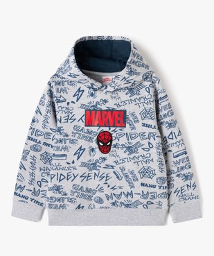 Sweat à capuche avec motif Spiderman garçon - Marvel vue1 - SPIDERMAN - GEMO
