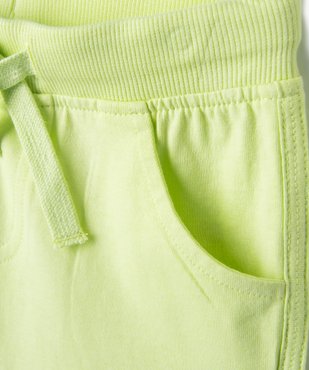 Ensemble débardeur + short en coton bébé garçon vue3 - GEMO 4G BEBE - GEMO