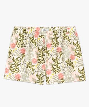 Short de pyjama imprimé en viscose femme vue5 - GEMO 4G FEMME - GEMO