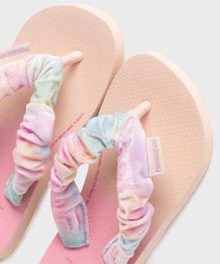 Tongs Kids Fluffy avec brides en velours fille - Havaianas vue4 - HAVAIANAS - GEMO