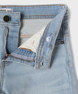 Bermuda slim en coton stretch avec revers cousus garçon vue2 - GEMO 4G GARCON - GEMO