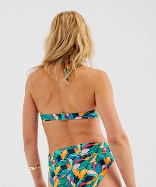 Haut de maillot de bain bandeau multiposition femme vue3 - GEMO (PLAGE) - GEMO
