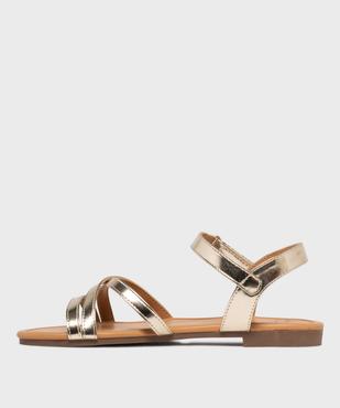 Sandales plates à brides femme - Valentina Baldano vue3 - VALENTINA BALDA - GEMO
