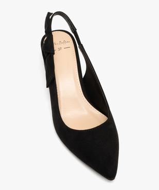 Escarpins sling-back avec noeud sur le côté femme - Valentina Baldano vue5 - VALENTINA BALDANO GEMO FORGOOD - GEMO