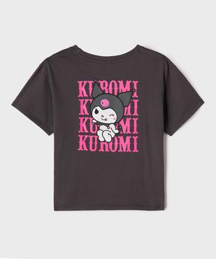 Tee-shirt manches courtes à motif diablotin fille - Kuromi vue4 - KUROMI - GEMO