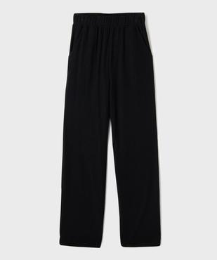 Pantalon large en maille douce et souple fille vue1 - GEMO (JUNIOR) - GEMO