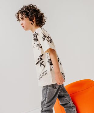 T-shirt imprimé à manches courtes garçon vue6 - GEMO (ENFANT) - GEMO