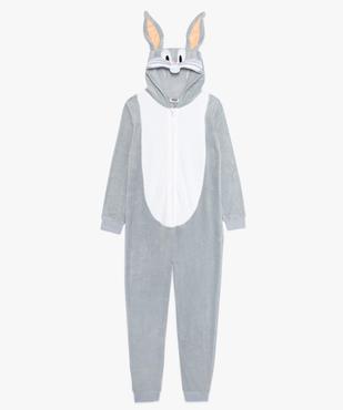Combinaison pyjama garçon en maille peluche - Bugs Bunny vue1 - LOONEY TUNES - GEMO
