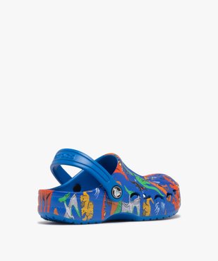 Sabots souples garçon légers et imprimés avec bride pivotante Baya Seasonal Print - Crocs vue4 - CROCS - GEMO