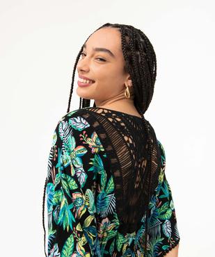 Robe de plage femme avec dos en dentelle vue5 - GEMO (PLAGE) - GEMO